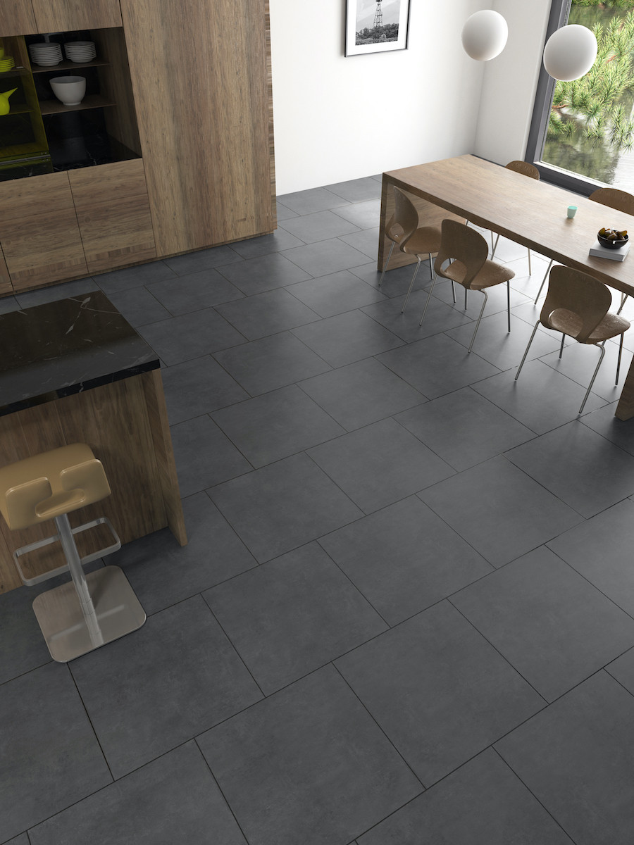 Eclipse Black Wall & Floor Tile - 600x600(mm)