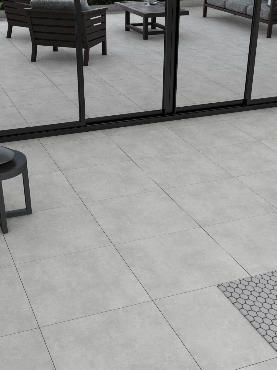 XXXL Eclipse Silver Indoor Floor Tile - 1000x1000(mm)