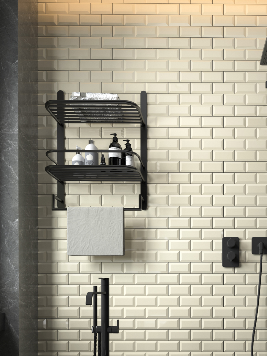 Metro Cream Wall Tile - 200x100mm