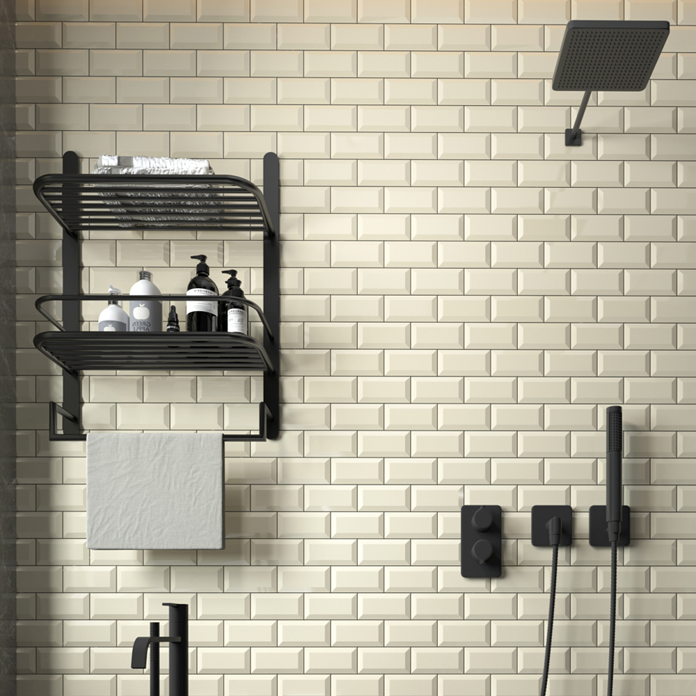 Metro Cream Wall Tile - 200x100mm