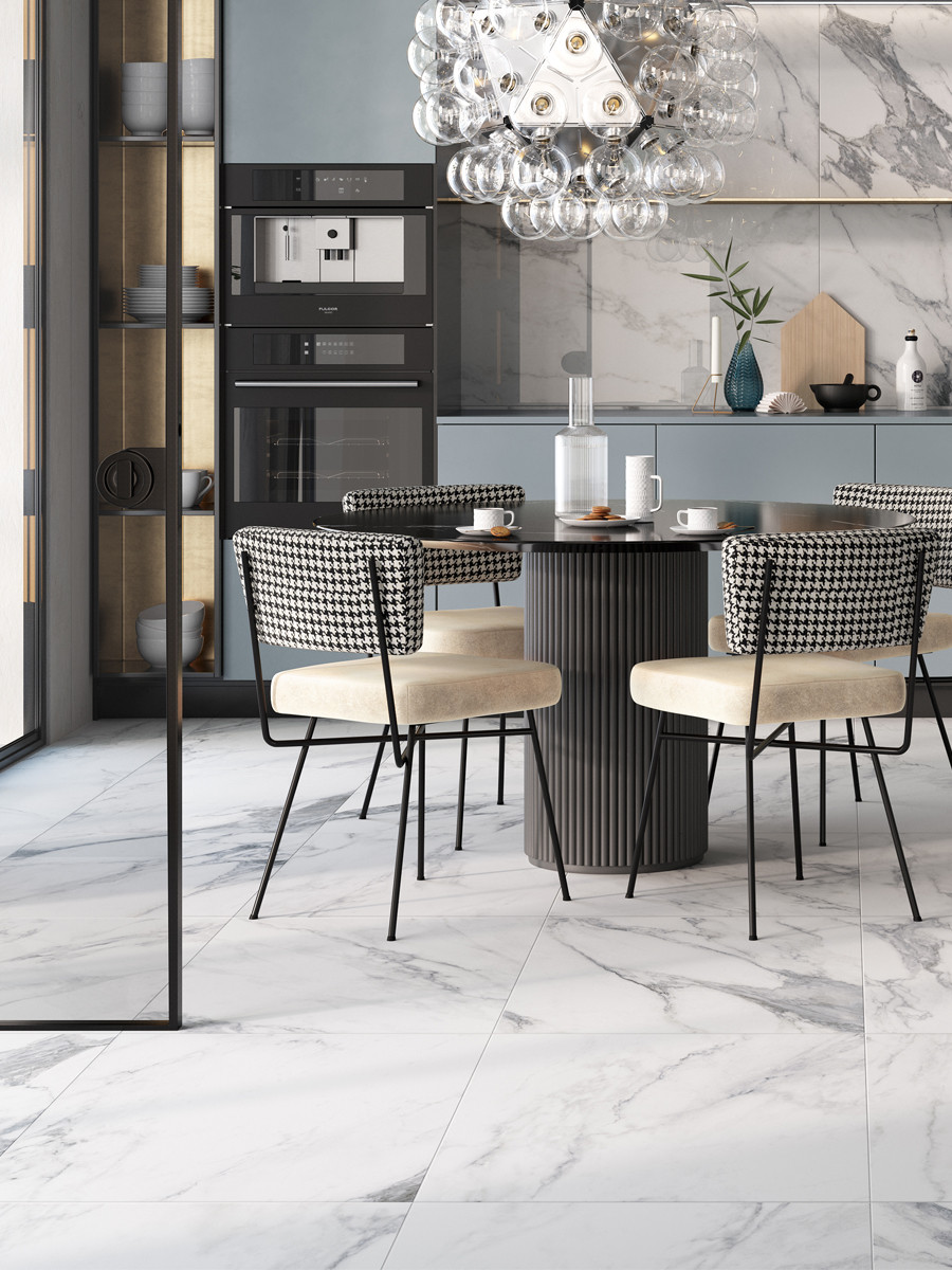 Calacatta Bianco XXL Polished Wall & Floor Tiles - 1200x600mm