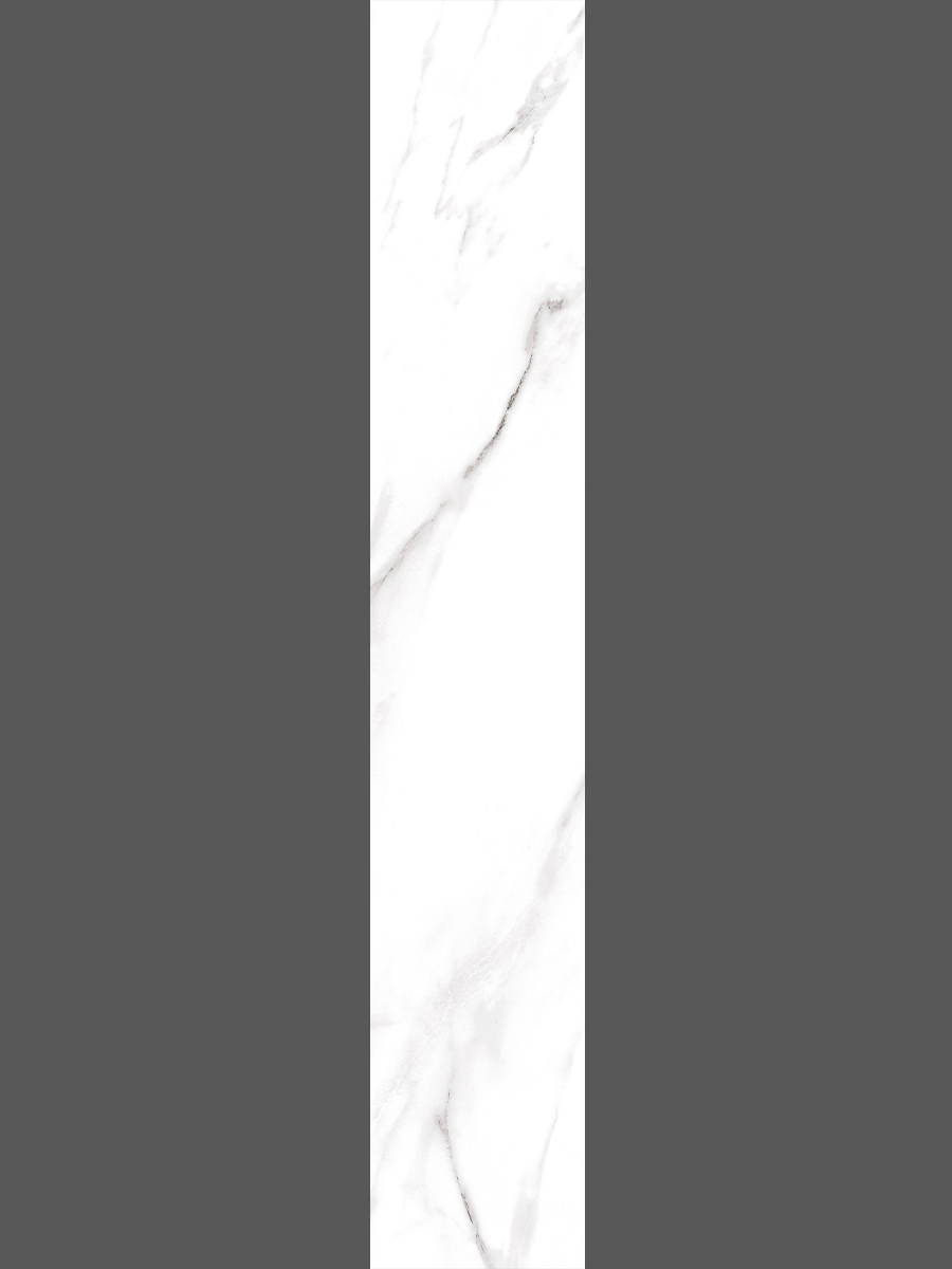 Calacatta White Marble Effect Porcelain Tiles - 150x900mm