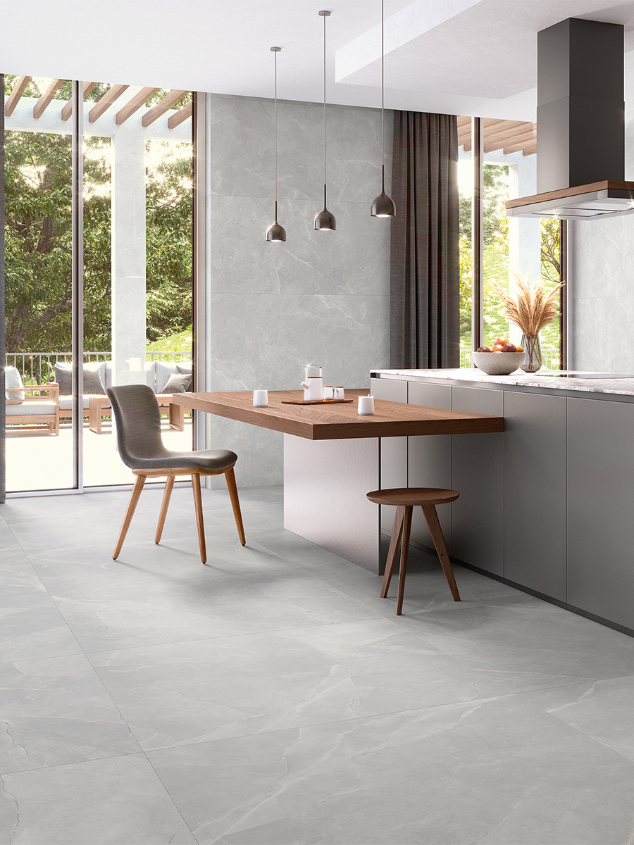 Dalkey Gris Large Format Wall & Floor Tiles - 1000x1000mm