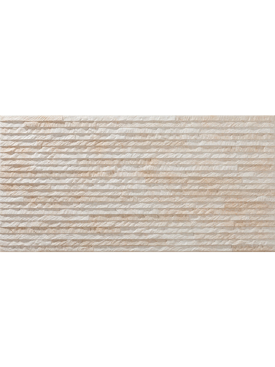 Desert Beige Split Face Effect Porcelain Wall Tile - 300x600mm