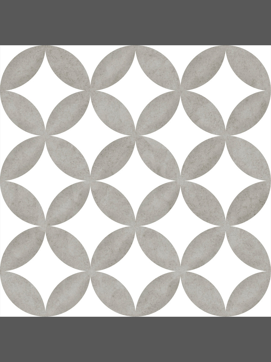 District Circle Porcelain Wall & Floor Tiles - 200x200mm