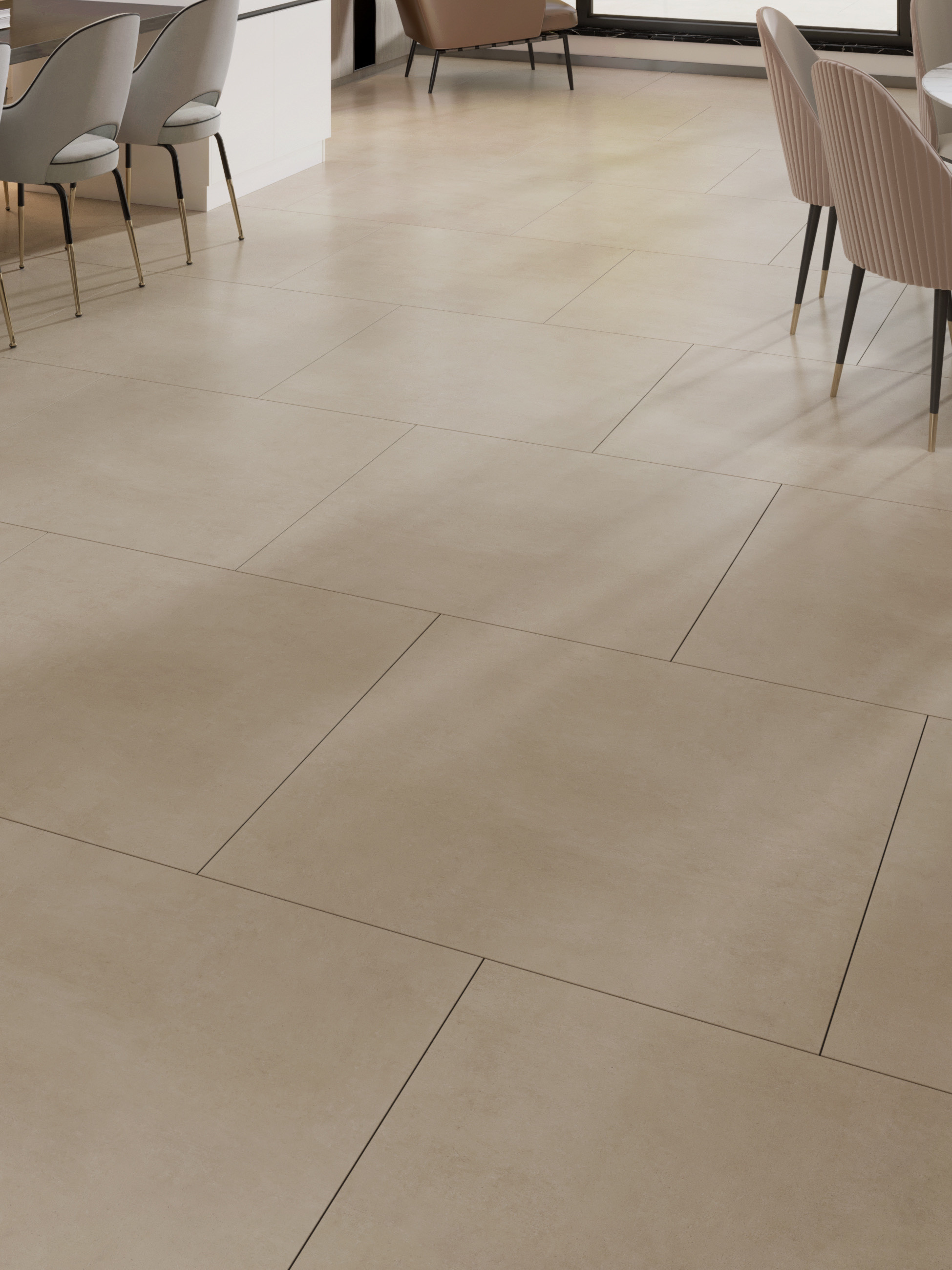 Akita Ivory Anti Slip Floor & Wall Tile - 800x800x9.5(mm)