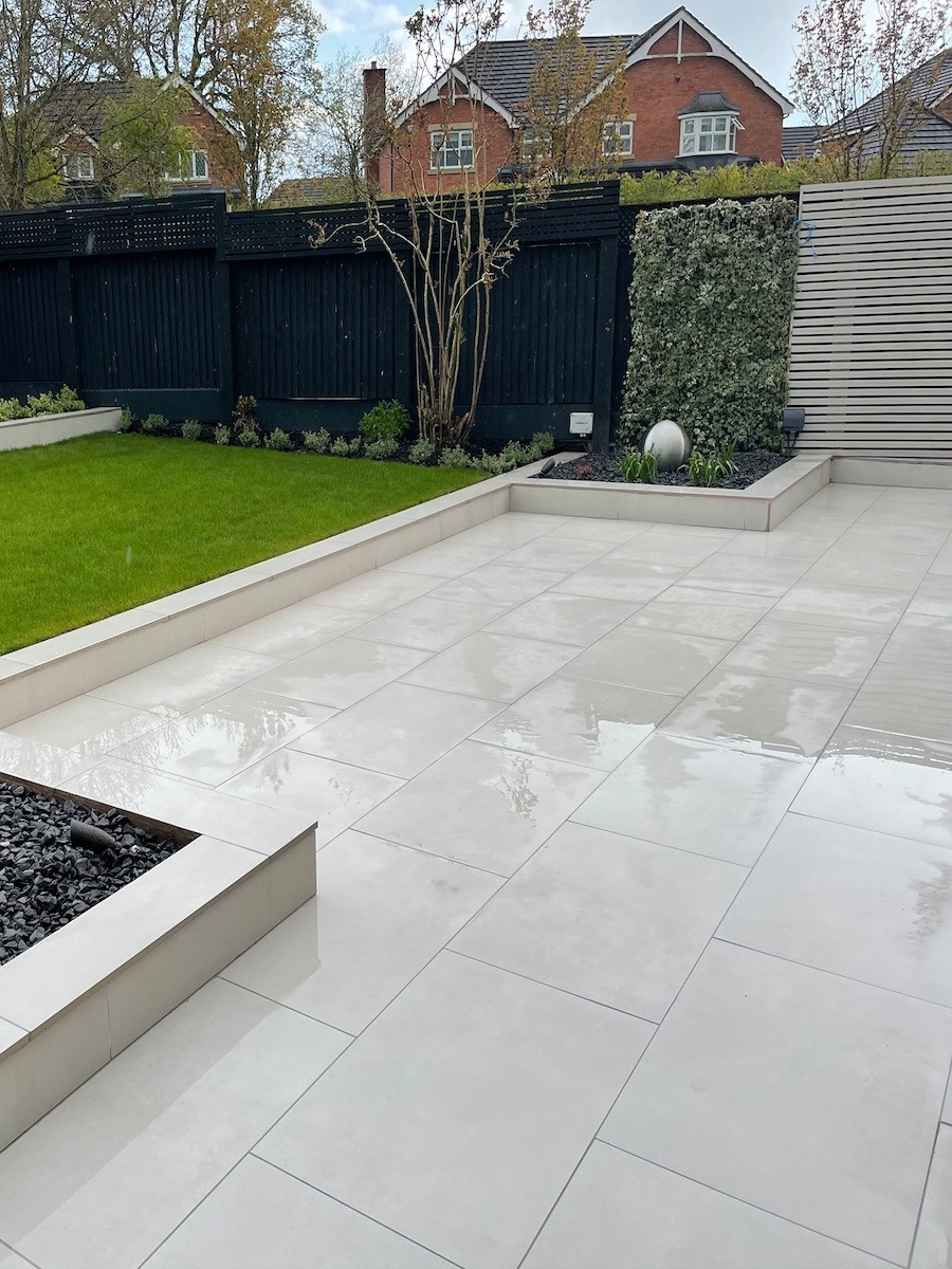 Eclipse Off White Virtue Vitrified Porcelain Paving Slabs - 900x600x20mm