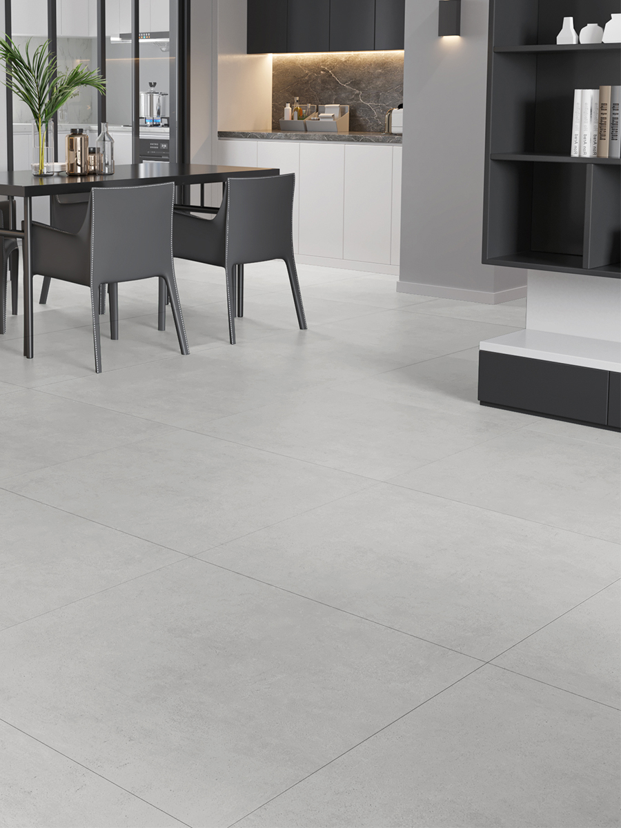 Eclipse White Porcelain Tile - 800x800mm