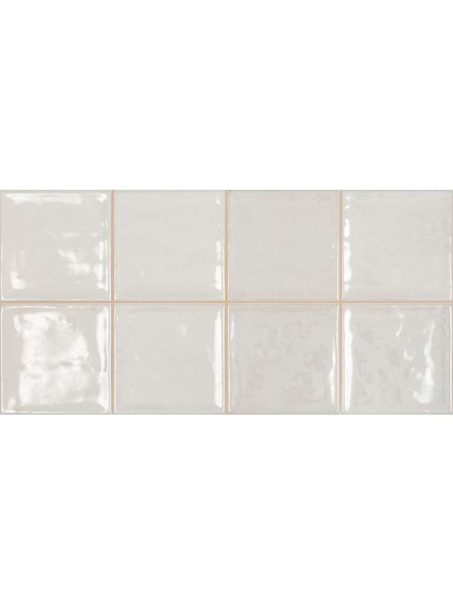 Equis Grey Square Gloss Wall Tiles - 200x400mm