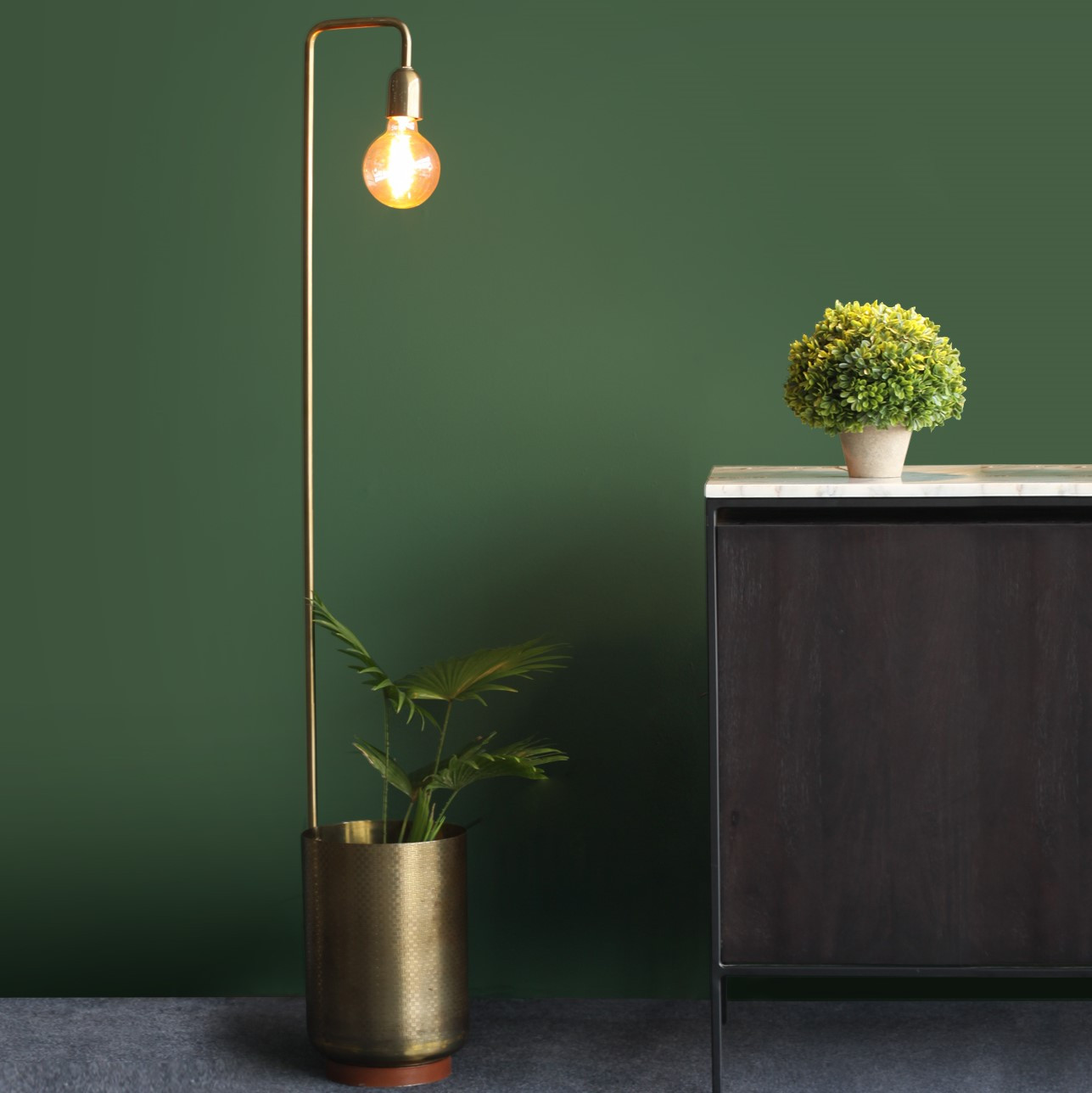 Esna Floor Lamp With Bowl