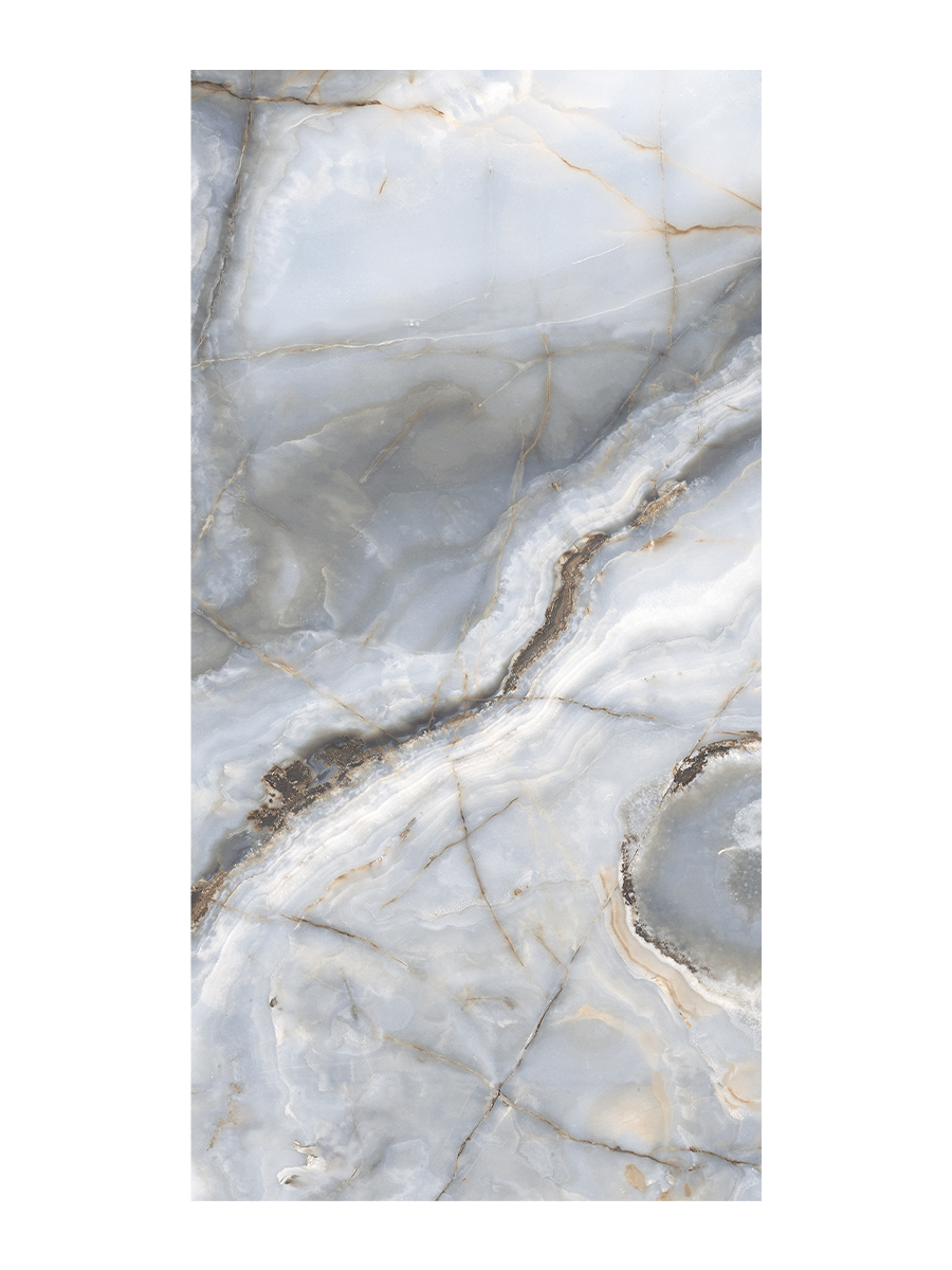 Eunoia Blue Onyx Matt Tile - 608x608mm