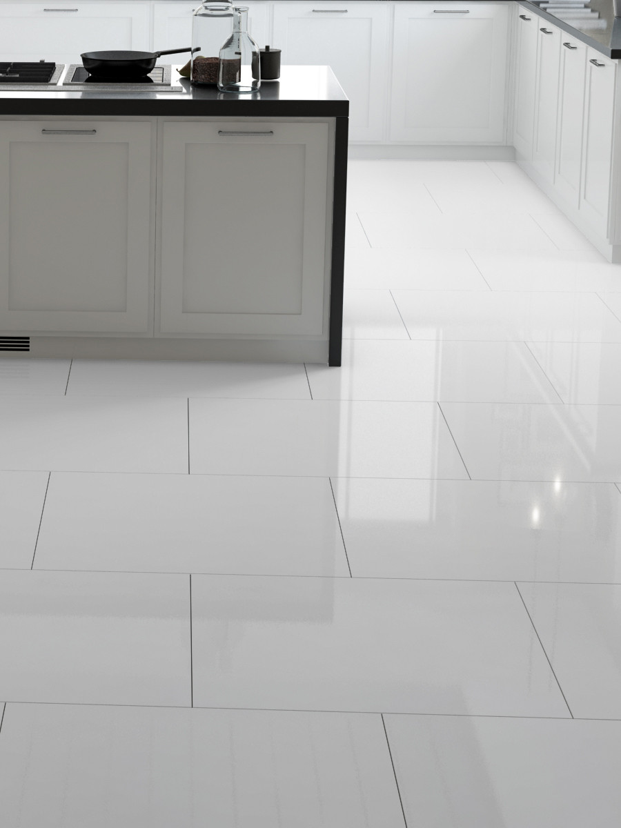 Everest White Porcelain Tile - 1000x1000mm