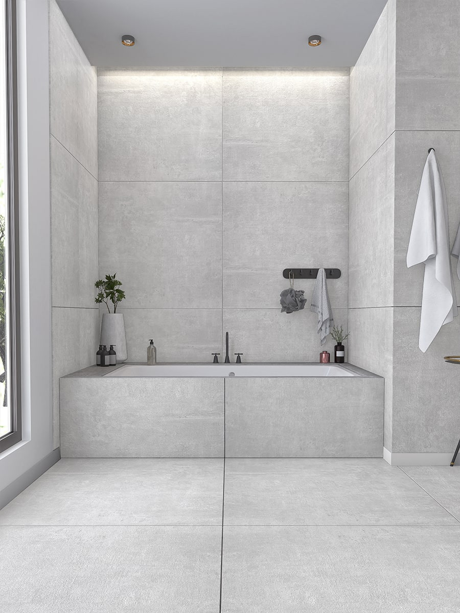 Horton White Anti-Slip Porcelain Tile - 1000x1000mm