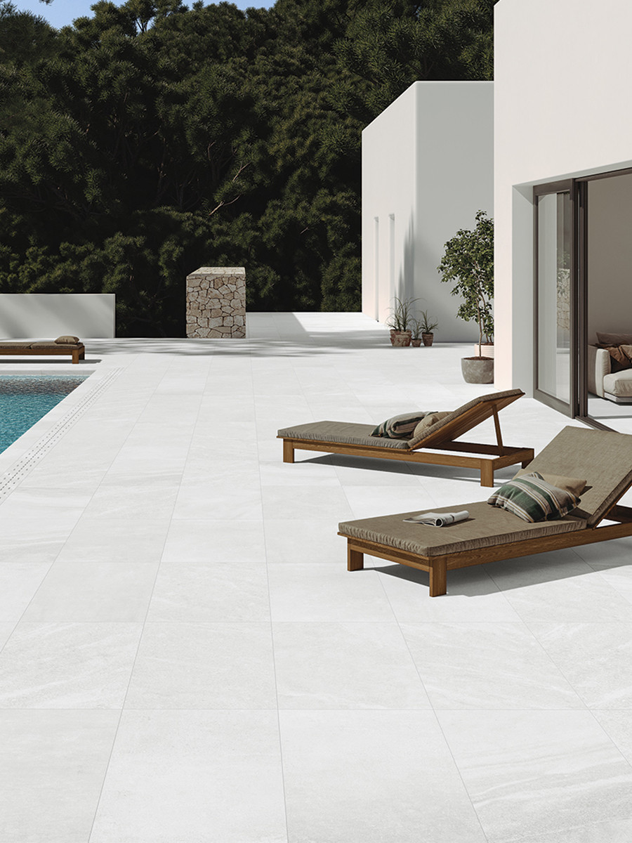 Idemo White Outdoor Porcelain - 900x600x16mm