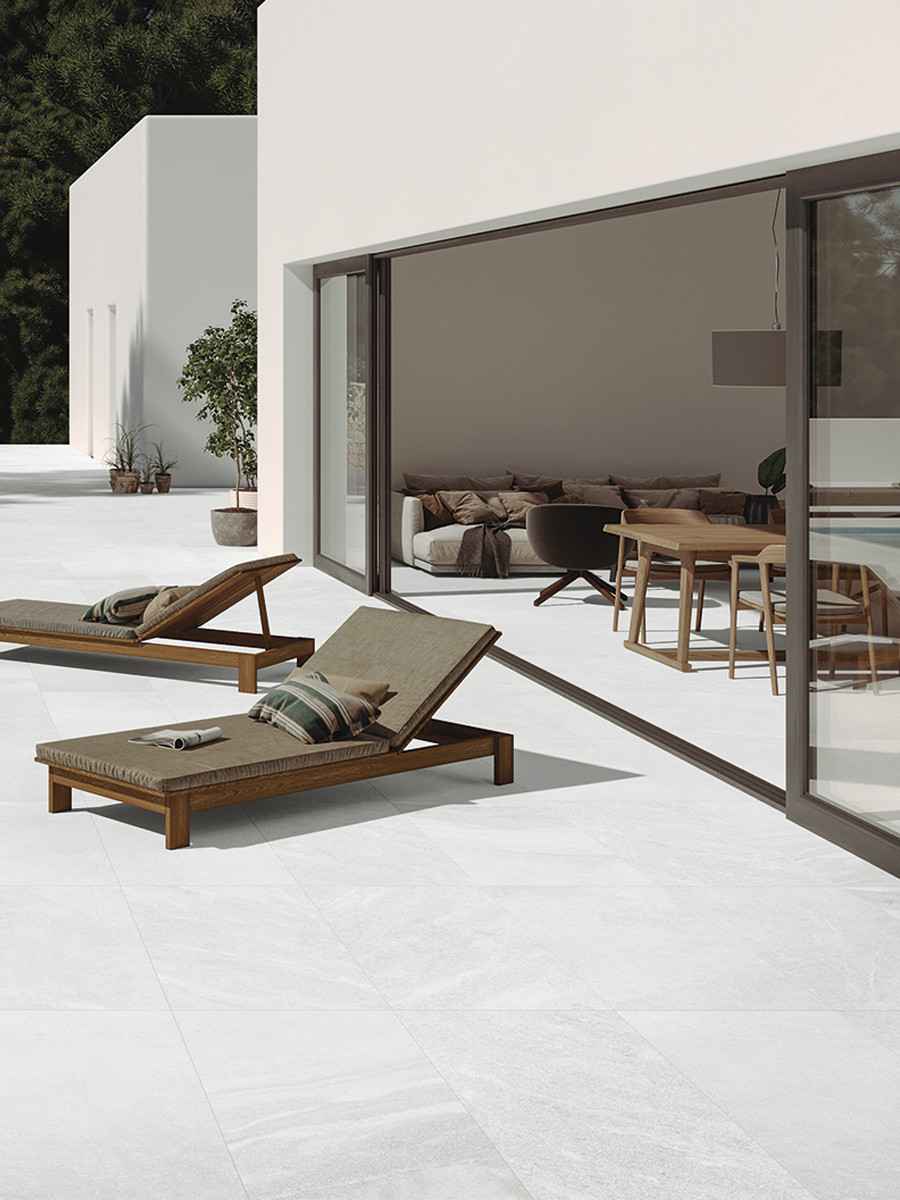 Idemo White Outdoor Porcelain - 900x600x20mm