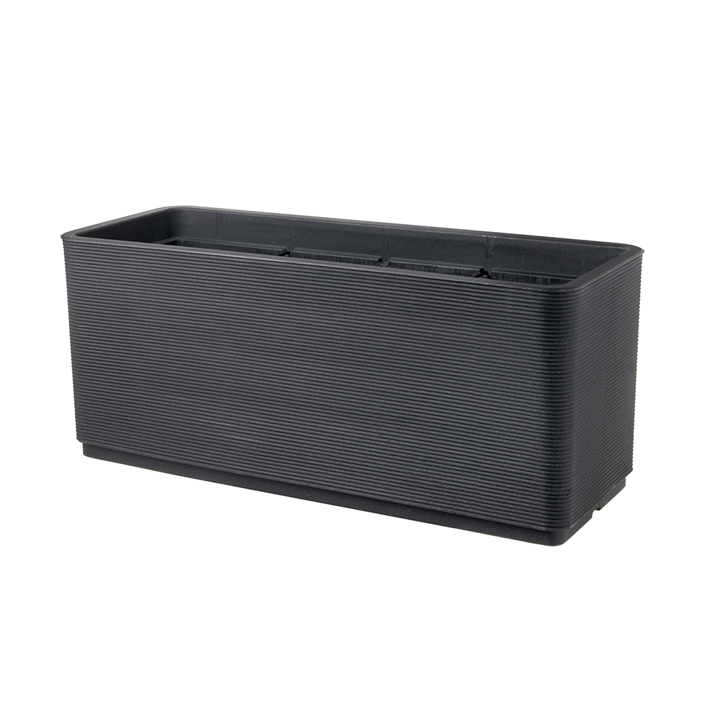 Indi Anthracite Italian Planter 976x400x365mm