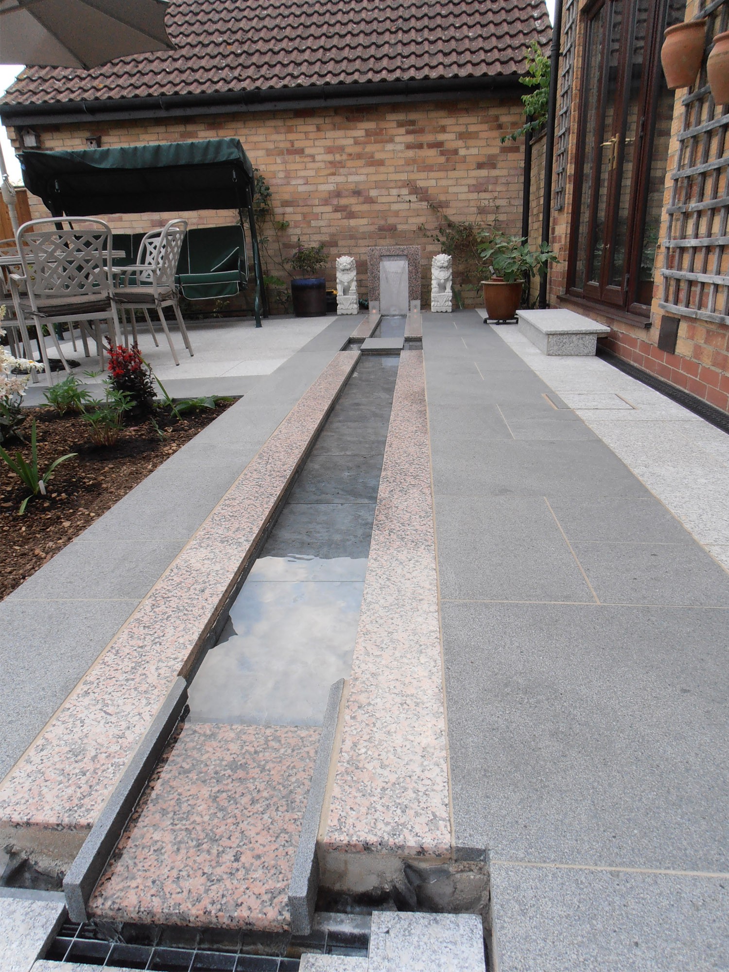 Dark Grey Granite Paving Slabs - 900x600 Pack