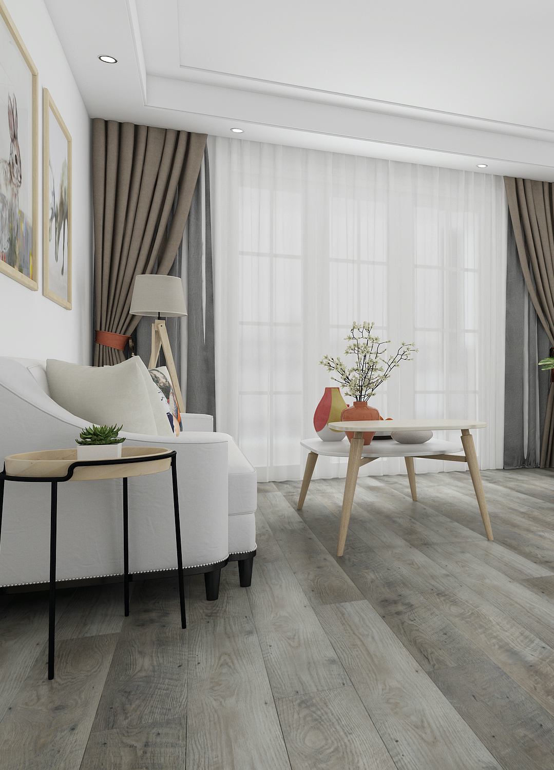 Forest Wood Luxury Vinyl Tiles - 1221x180