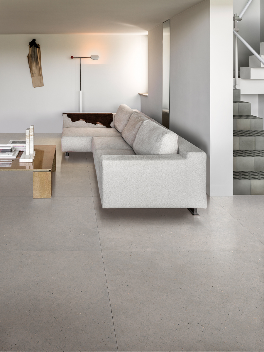 Moon White Large Format Italian Porcelain Tile - 1200x1200mm