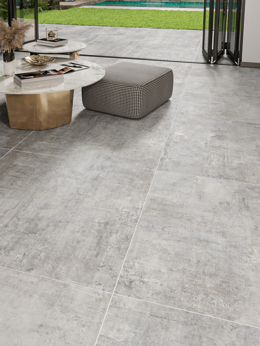 Italian Murales Grey XXXL Floor & Wall Tile - 1000x1000(mm)