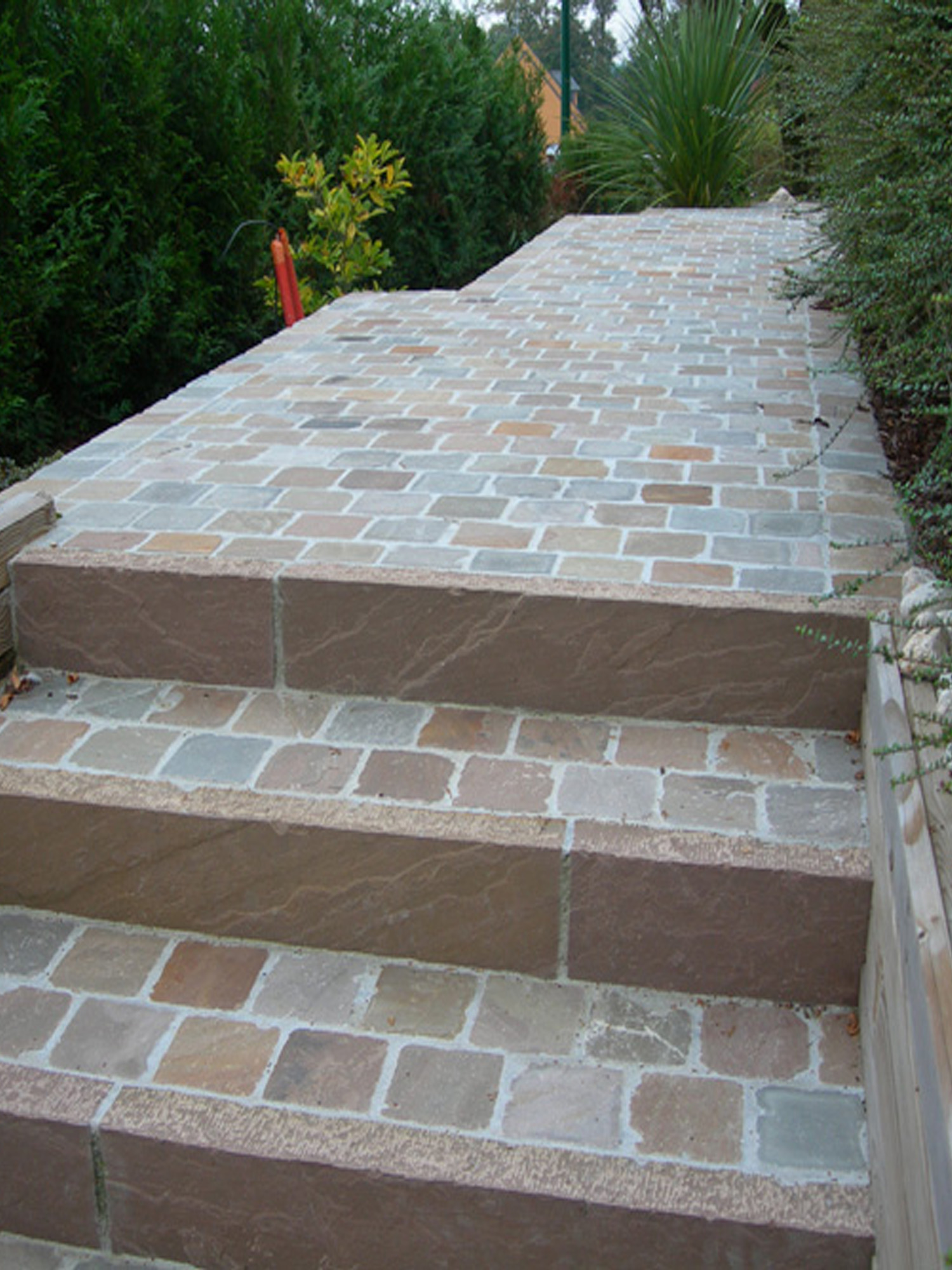 Raj Green Natural Sandstone Setts - 100x100 Pack