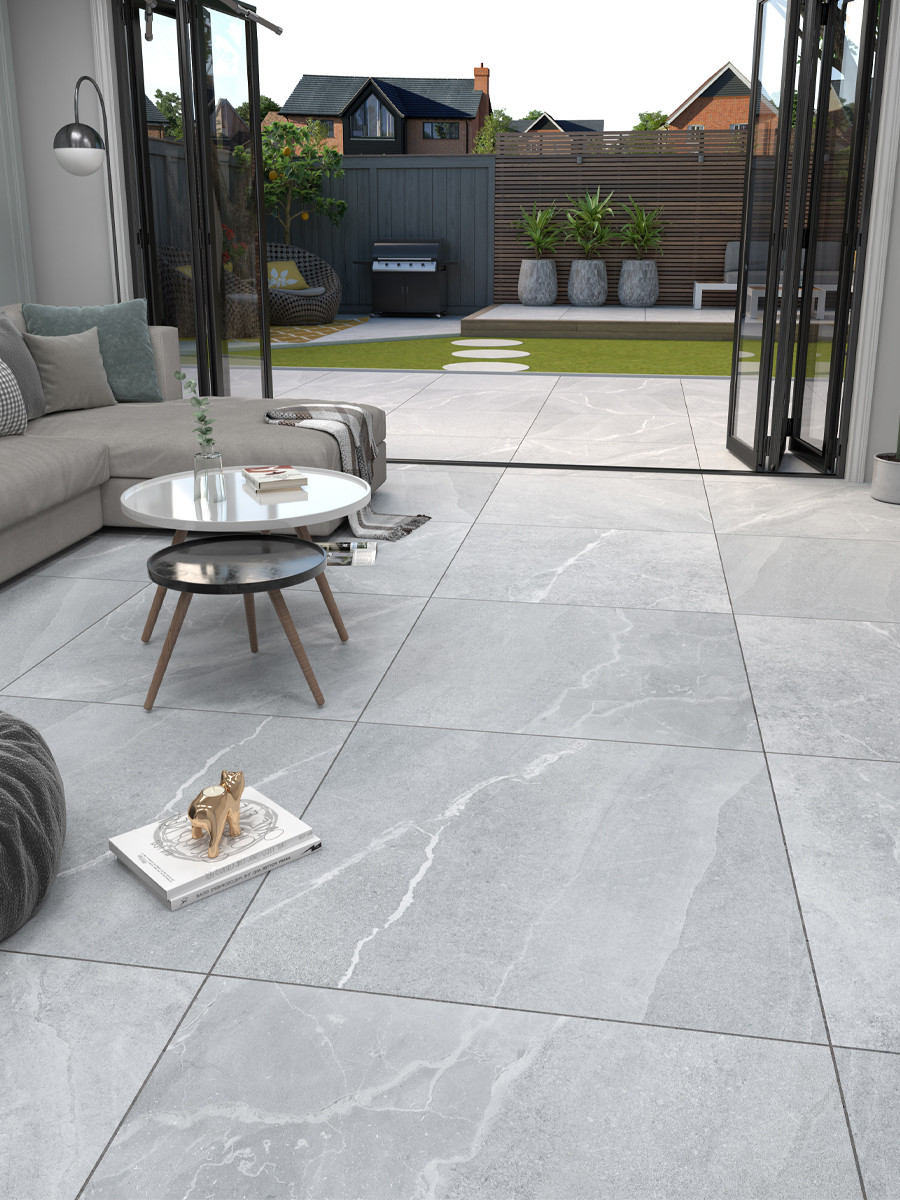 Roca White XXXL Wall & Floor Tiles - 1000x1000mm