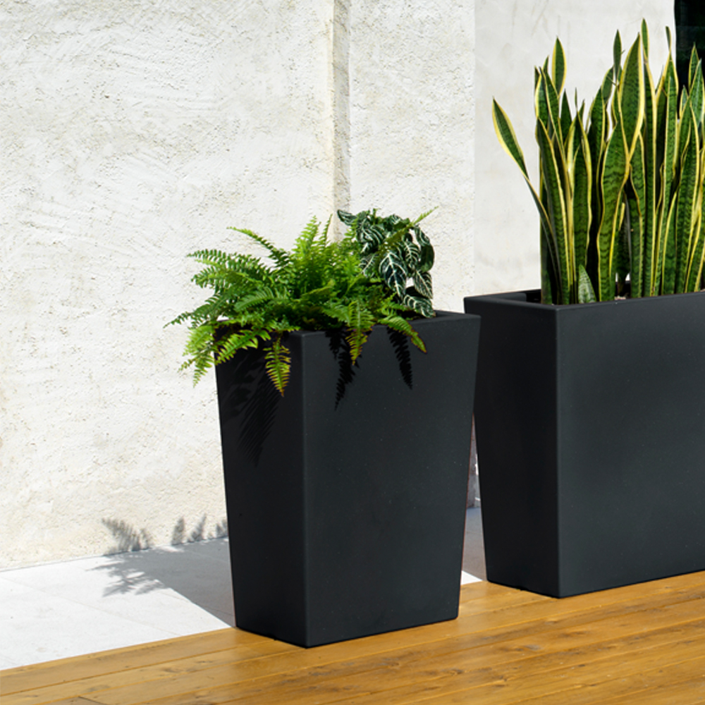 Schio Casa Anthracite Italian Planter 497x697x355mm