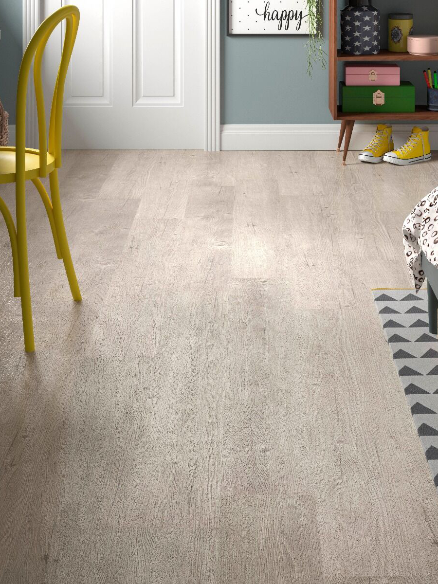 Silver Birch Effect Luxury Vinyl Tile (SPC) - 1219x177 (1mm attached underlay)