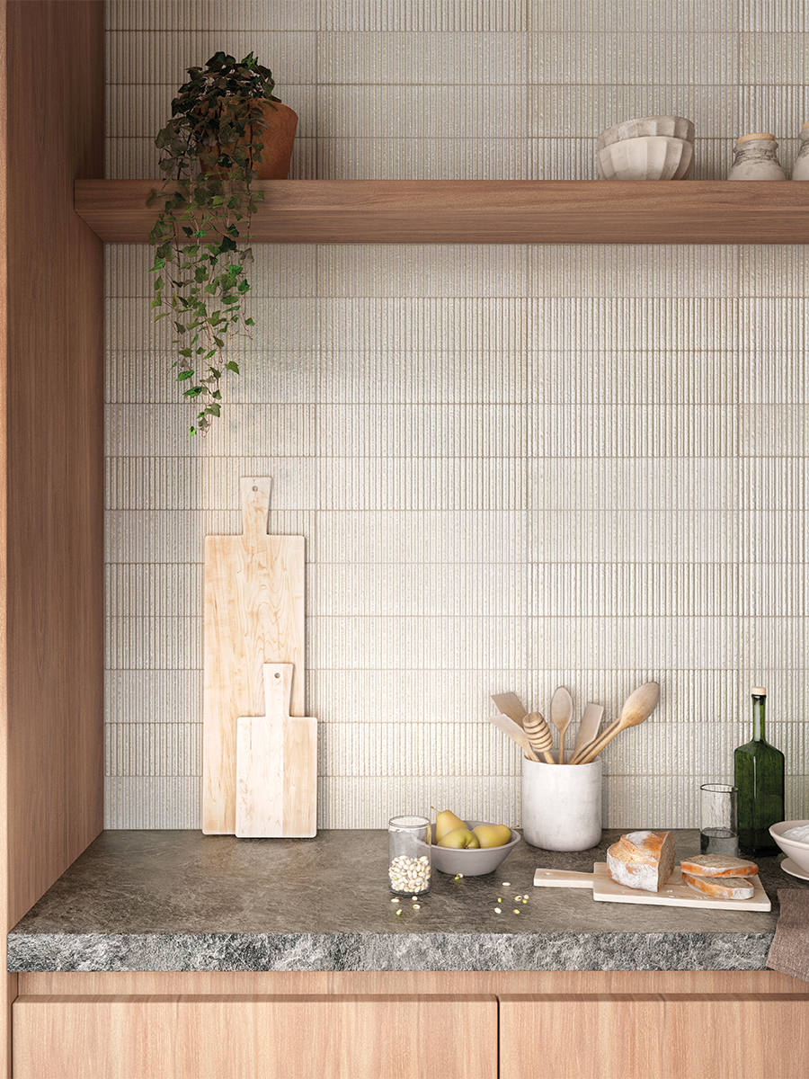 Soldeu White Brick Effect Porcelain Tiles - 75x300mm