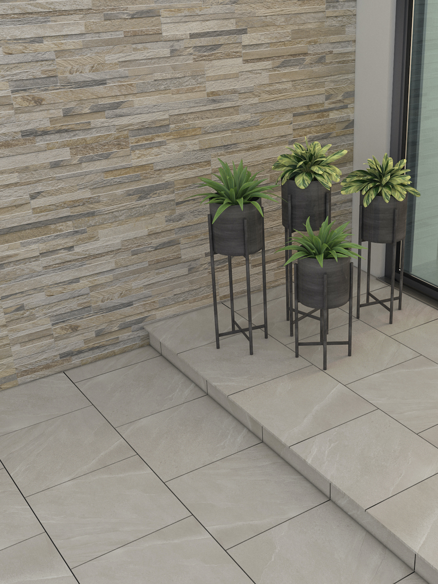 Sunstone Freya Italian Porcelain Paving Slabs - 600x600 Pack