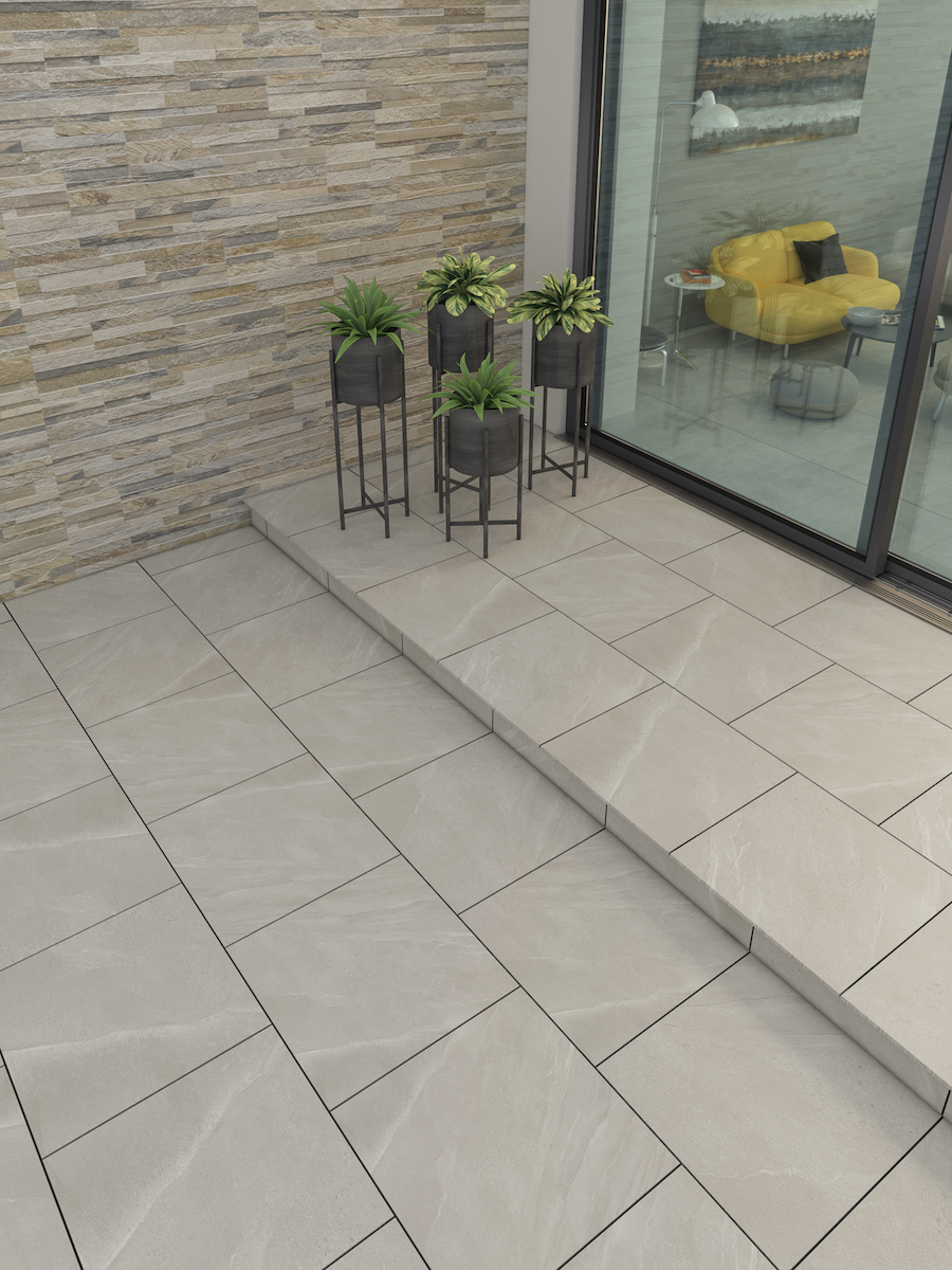 Sunstone Freya Italian Porcelain Paving Slabs - 600x600 Pack