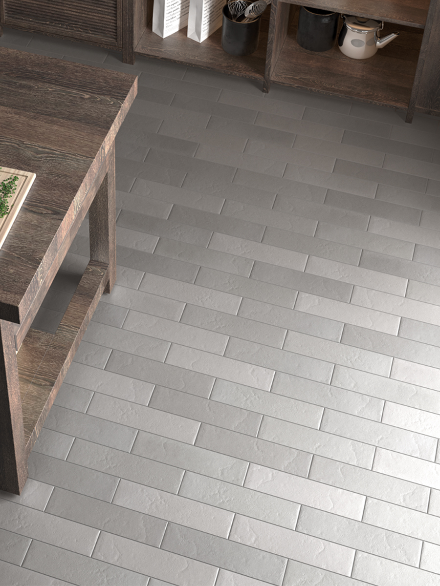 Toronto Perla Brick Effect Porcelain Wall & Floor Tile - 88x368mm