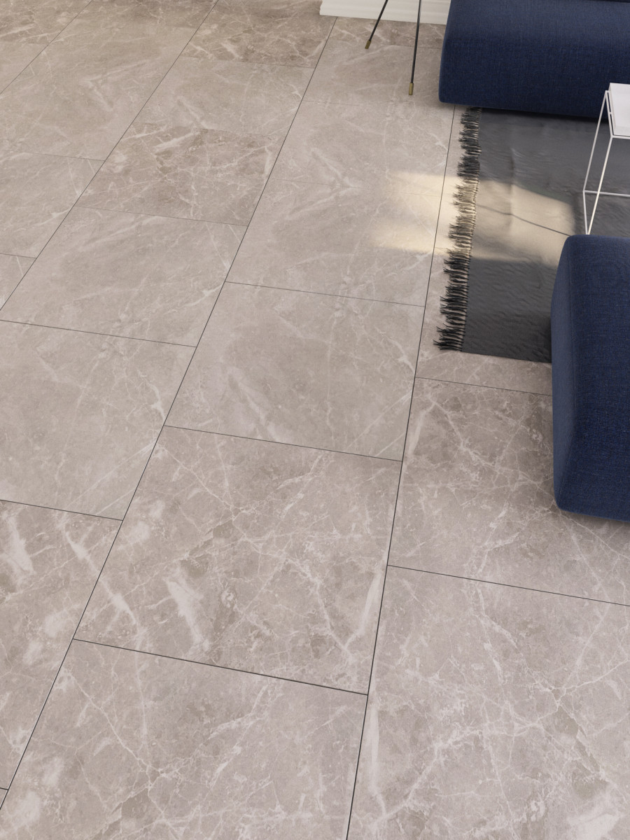 Victoria Cloud Indoor Floor & Wall Tiles - 600x600 (mm)