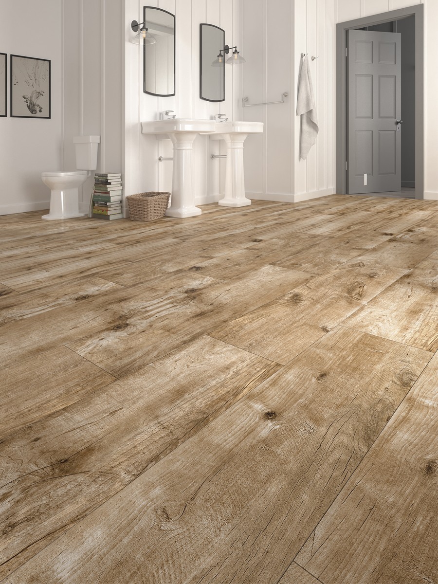 Vintage Wood Effect Indoor Floor Tile - 1200x300(mm)