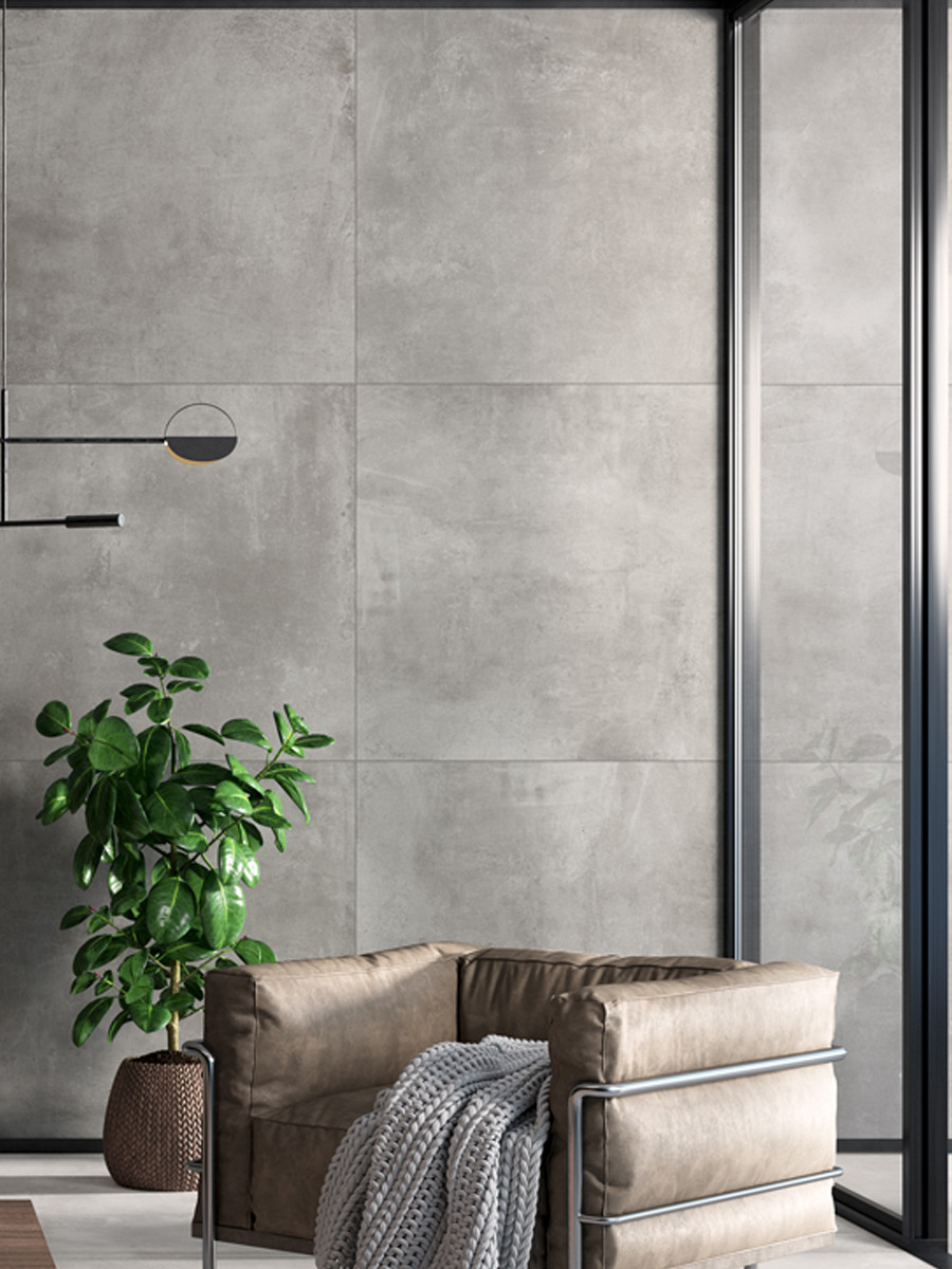 XXXL Volcano Grey Luxury Italian Wall & Floor Tile - 1000x1000