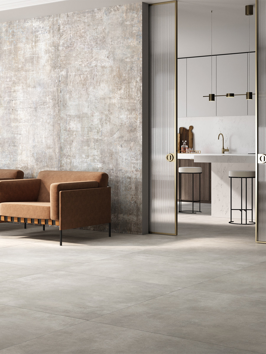 XXXL Volcano Grey Luxury Italian Wall & Floor Tile - 1000x1000